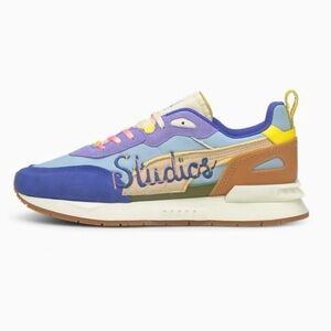 Puma x kidsuper Colorful Sneakers with Blue and Yellow Accents.  Great condition
